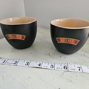 Vintage Bailey's Irish Cream Yours/Mine Cocktail Cups
